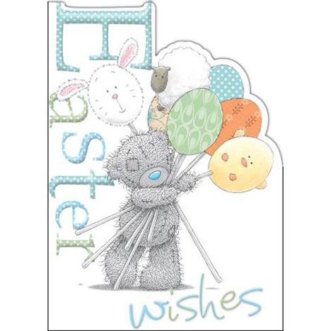 Easter Wishes Me to You Bear Easter Card £1.79